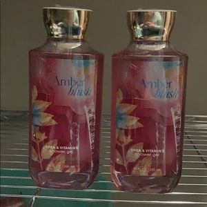 BBW Amber Blush body wash bundle